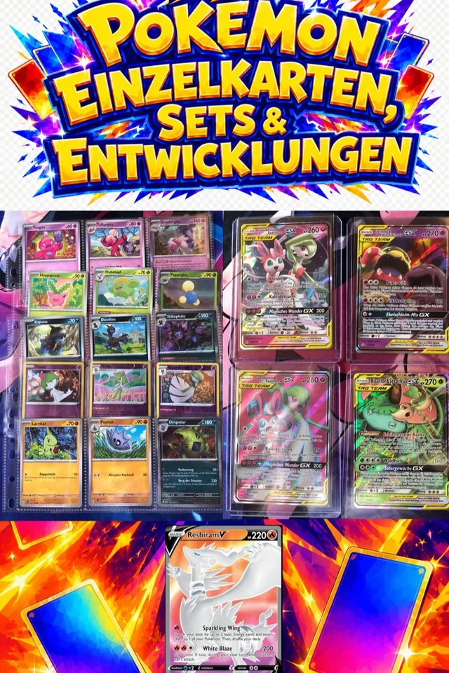 Pokemon Einzelkarten, Sets & Entwicklungen