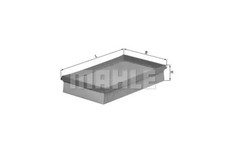 Luftfilter Filtereinsatz LX 663 KNECHT für MAZDA 323 F VI 323 S VI