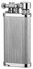 Old Boy IM Corona Butane Pipe Lighter 90 Degree Flame Chrome Hairlines - 1205