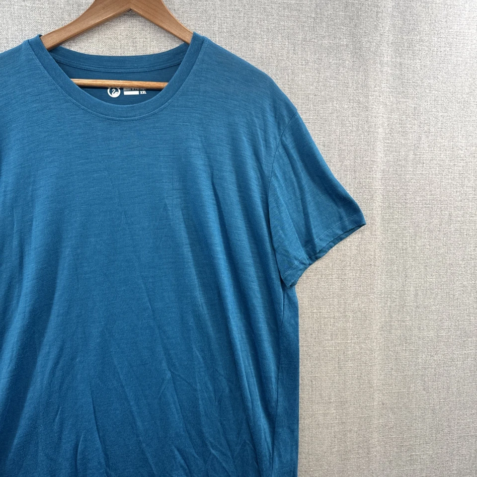Camiseta Outlier Ramielust Para Hombre 2XL Azul Manga Corta Informal Ligera Adulto* Foto 3 de 4