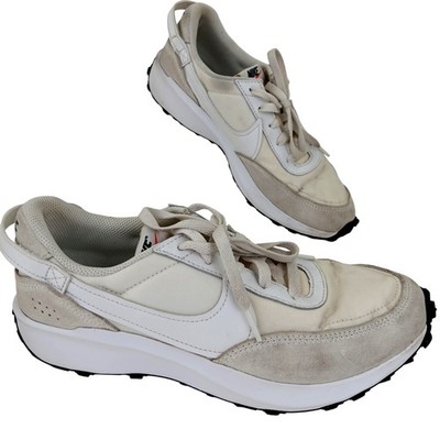 Nike Shoes Womens Size 9 White Gray Suede Waffle Debut Retro Running DH9523-100