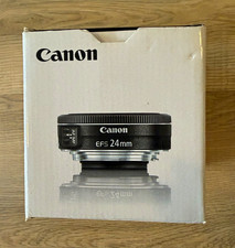 Canon EF-S 24mm f/2.8 STM Pancake Lens for Canon EF-S Mount w/ Box & Cap