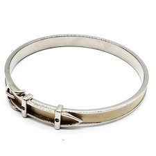 Hermes Bangle Silver Whites 1223390