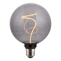 Led-Filamentlampe E27 Globe G125 Smoke Klar Extra Warmweiß Dimmbar