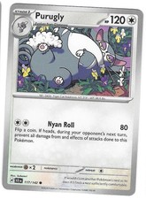Purugly 117/142 Common Stellar Crown Pokemon Near Mint