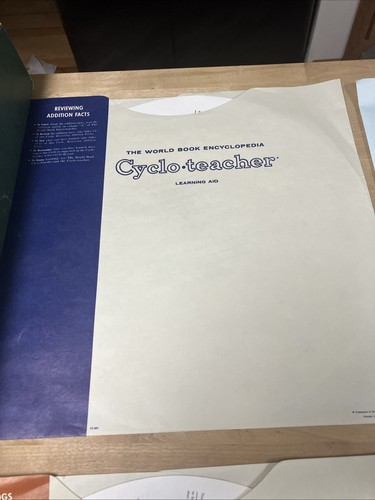 Assistenza all'infanzia ciclo-insegnante vintage 1972 / World Book Learning Aid - Foto 7 di 24