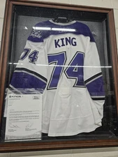  LA KINGS JERSEY Training Camp and Game Worn Jersey #74 Dwight King w/COA