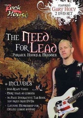 Gary Hoey The Need For Lead Phrases Hook - DVD Region 2