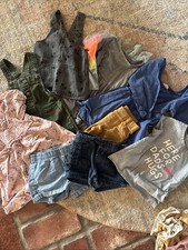 18 Month Baby Girl Lot 9 Piece Clothes Shorts Dresses Shirt