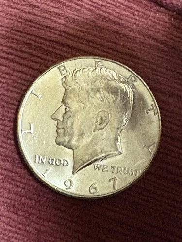 10 John F Kennedy 40% 1967 Half Dollars XF-UNC