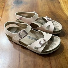 Birkenstock Rio Girl's Sandals 31 Little Girl 1 Pink Buckle