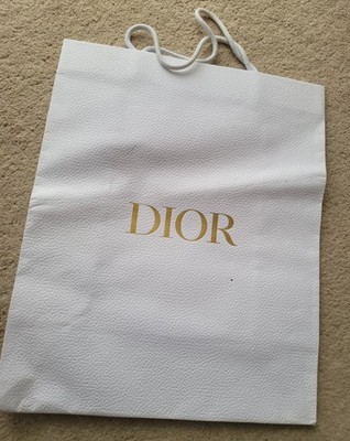 Dior Geschenktasche weiß 44 cm hoch x 36 cm breit 