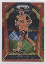 2020-21 Panini Prizm Premier League Red Mojo Prizm /135 Vitinha #140 Rookie RC
