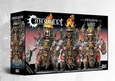 Conquest: Dweghom: Lost / Found Dual Kit 3ct Models NEW NIB para bellum games