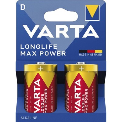 Varta Longlife Max Power Batterien D LR20 1,5V für verschiedene Geräte