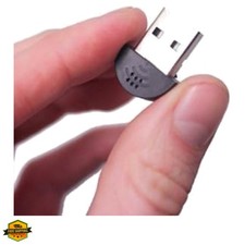 Mini USB 2.0 Microphone Mic for Laptop/Desktop PCS - Skype/Voice Recognition ...