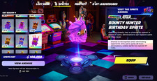 *(New)* Fortnite Birthday Bounty Hunter Sprite (Max Level)