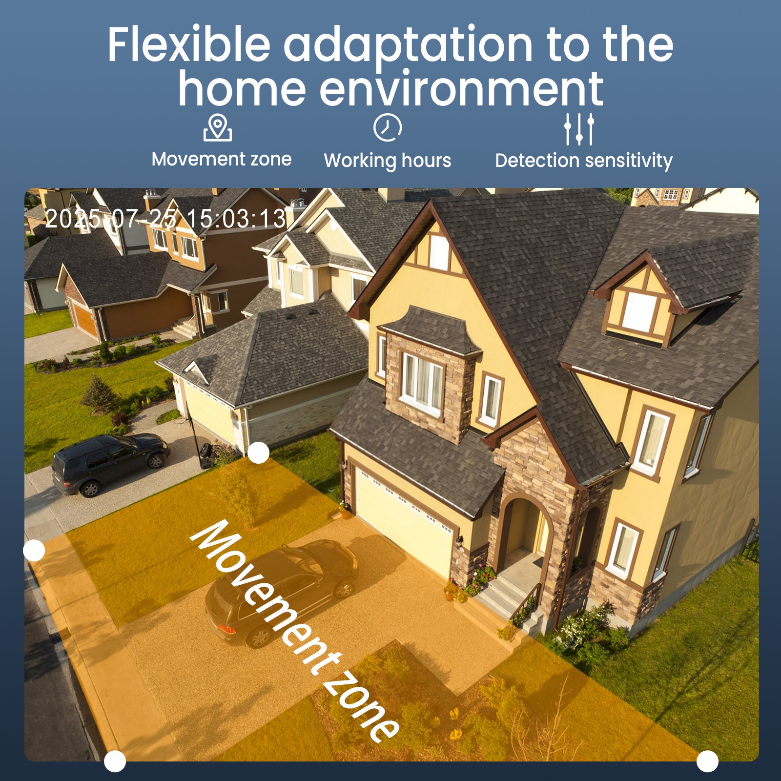 ARCCTV 2K Home Wireless Dual-Band WiFi Security Camera Color Night Vision House