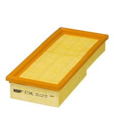 2x Luftfilter HENGST FILTER E734L/2x Filtereinsatz für MERCEDES SLK R170 320 170