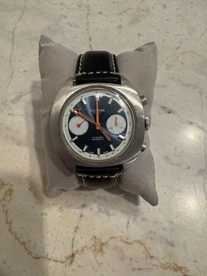 Stunning! Vintage 1970 s Swiss Made Silvana Chronograph Watch, Great Condition!