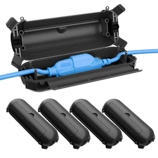 Outdoor Extension Cord Safety Cover, IPX4 Waterproof Connection Protector