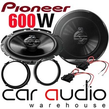 Seat Leon MK2 1P 2005-12 Pioneer 3 Way 600 Watts Rear Door Car Speaker Upgrade
