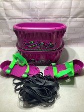 Vintage 90s MOON SHOES Purple Anti-Gravity Trampoline Toy Platform Shoes