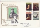 GB Stamps First Day Cover British Painters, Reynolds, Raeburn, art COTSWOLD 1973