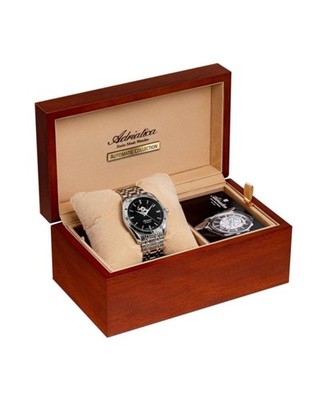 ADRIATICA Men Automatic Casual Watch Classic Dress Black Dial Waterproof Luxury