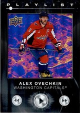 2024-25 UPPER DECK PLAYLIST BLACK PARALLEL ALEX OVECHKIN WASHINGTON CAPITALS