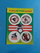 Orioles Red Sox White Sox Angels 1990 Fleer Sticker Baseball Card J9393