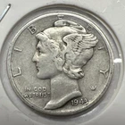 1943-D MERCURY SILVER DIME Actual Coin Check My Store FREE SHIPPING Silver’s Up