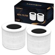 Air Purify Filter for Levoit Core Mini Replacement Filter True 3-in-1, 2 Packs