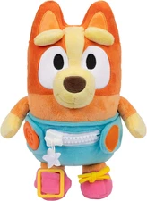 Bluey Dress & Play Baby Bingo Plush Interactive Learning Stuffed Animal New Toy