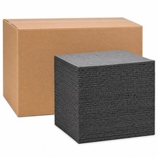 Hoolerry 100 Pcs Oil Absorbent Pads Bulk Heavy Weight Dimpled Garage Absorbin...
