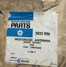 1967-68 Nos C-body Power Antenna Motor Kit Chrysler 300 New Yorker Motorized 67 1967-68 Nos C-body Power Antenna Motor Kit Chrysler 300 New Yorker Motorized 67