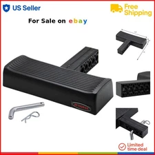 Hitch Step Plastic 10x11.8 Durable Anti Slip Bumper Guard Towing Car SUV