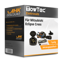 FüR Mitsubishi Eclipse Cross 17- Towtec Elektrosatz 7Polig Fahrzeugspezifisch