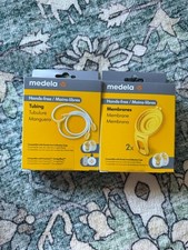 NEW Medela Hands-Free Pump Parts Set: Tubing  Membranes 2x 