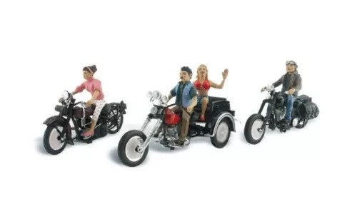 Woodland Scenics AS5549 Bikerausflug, Born To Ride 1:87 OVP NEU