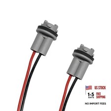 T15 Bulb Socket Pigtail Wiring Harness Adapter 912 920 921 Pre-Wire 2PCS