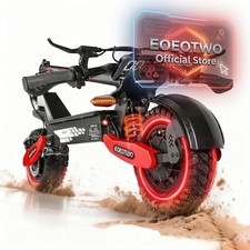 EOEOTWO GT06 Electric Scooter for Adult Foldable Off-road 1200W 30MPH E-Scooter