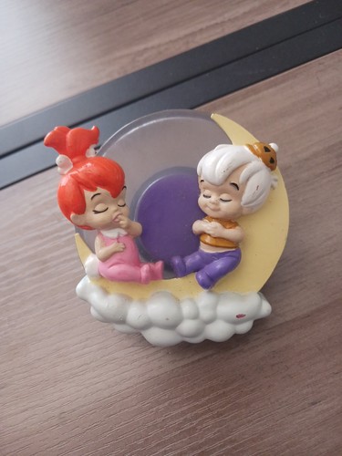 Vintage Flintstones Pebbles & Bam Bam Night Light Hanna-Barbera WORKS 90s
