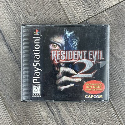 Resident Evil 2 Sony PlayStation 1 PS1 1998 Black Label CIB Two Disc Manual