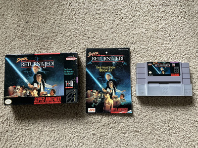 Super Star Wars: Return of the Jedi SNES (Super Nintendo, 1994), Complete CIB!