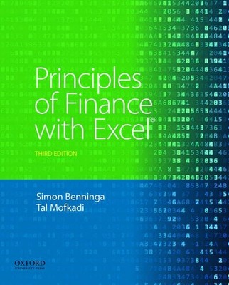 Principles of Finance with Excel  by Benninga