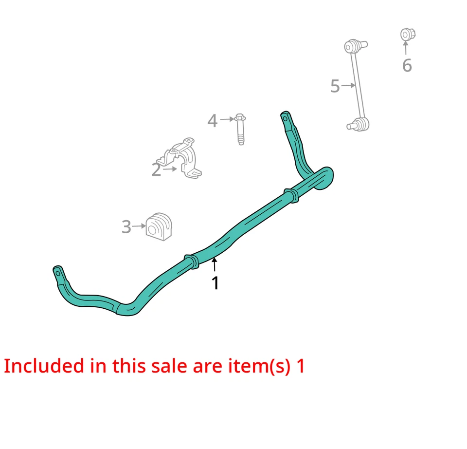 Dodge Journey 2014 tracción delantera barra estabilizadora OEM 119 k millas - LKQ399576331 Foto 4 de 4