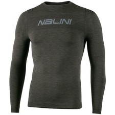 New Nalini Melange LS long sleeve base layer olive green (4400) XXL