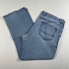 Vintage 90s BIG MAC Workwear Jeans Mens 38x29 Light Wash Distressed Straight Leg