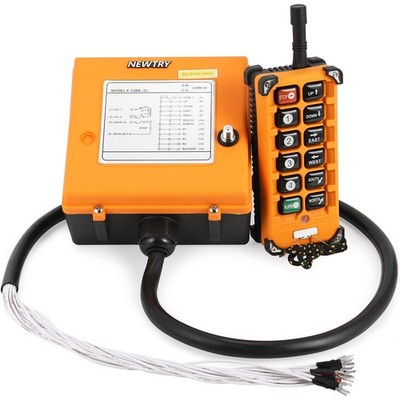 Wireless Crane Remote Control 12 Buttons 12V Industrial Channel Hoist Control...